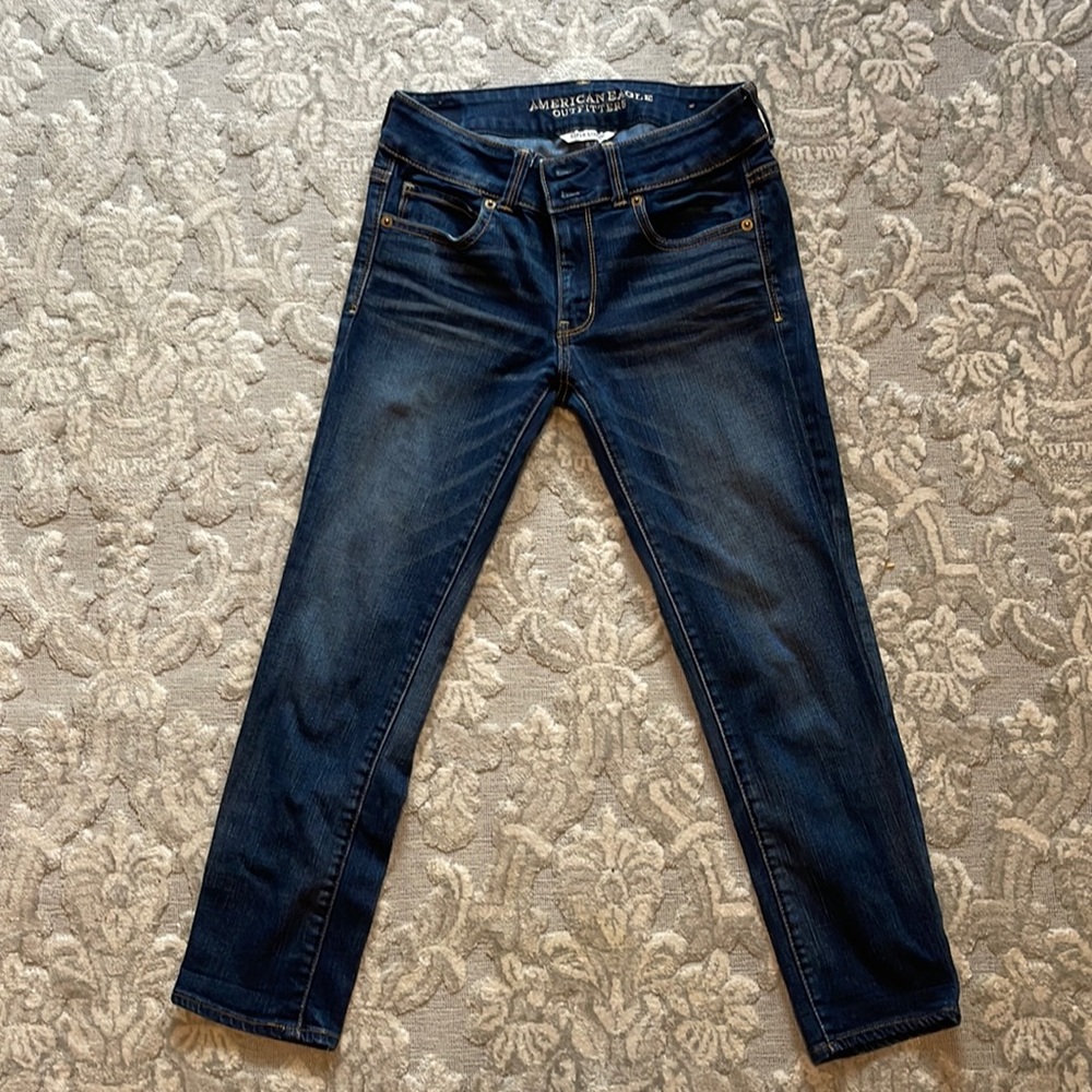 Cropped skinny jeans